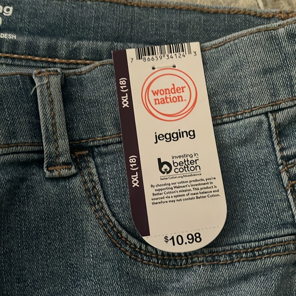 NWT Wonder Nation Jeggings - Picture 3 of 4
